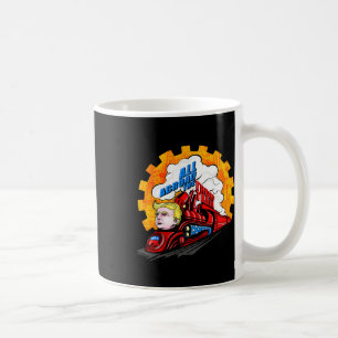 Caneca De Café No Exterior, O Futuro Do Trem De 2024 Está Brilhan