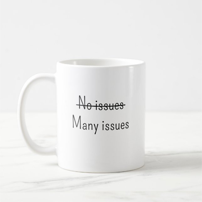 Caneca De Café No issues Many issues (Esquerda)