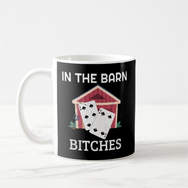 Caneca De Café No jogo da placa de pontuação do Barn Euchre (Esquerda)