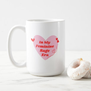 Caneca De Café No Meu Estilo Feminino de Raiva Era Feminismo Dive