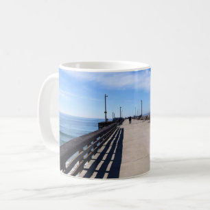 Caneca De Café No Newport Pier, Newport Beach, Califórnia