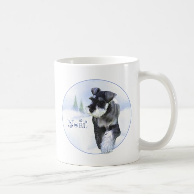Caneca De Café Nó Schnauzer Standard (Direita)