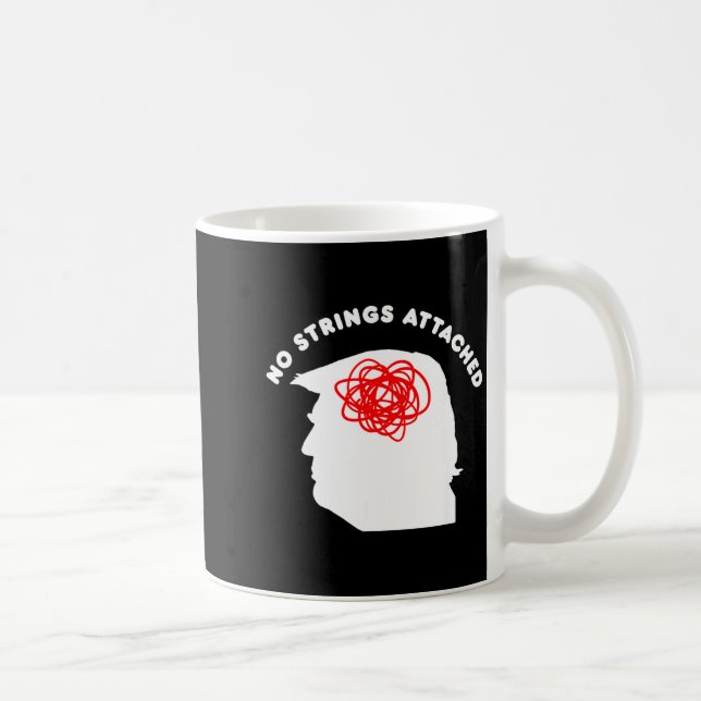 Caneca De Café No Strings Attached Funny Sarcastic Saying Adult H (Direita)