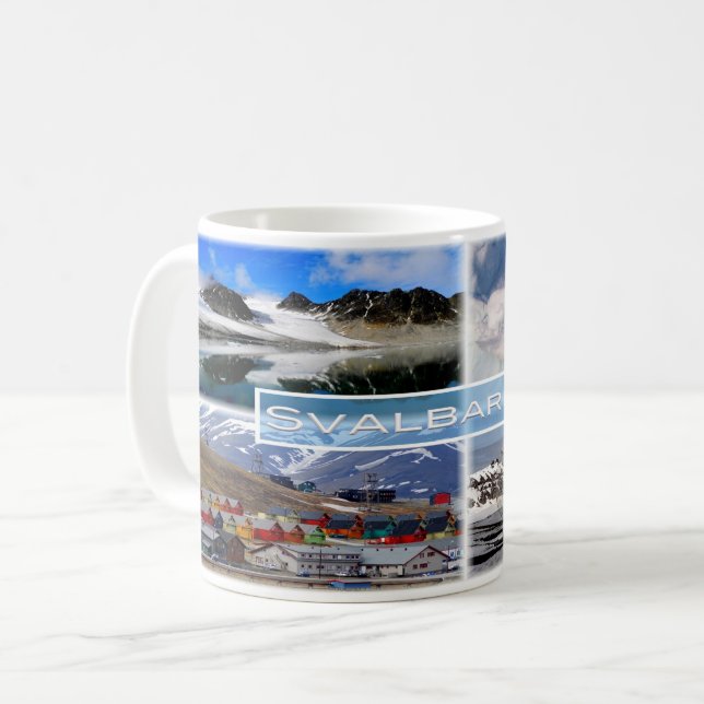 Caneca De Café NO Svalbard - Gullybreen Magdalenefjorden - (Frente Esquerda)