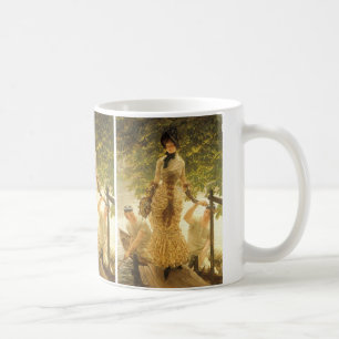 Caneca De Café No Tâmisa por James Tissot, Realismo Vintage