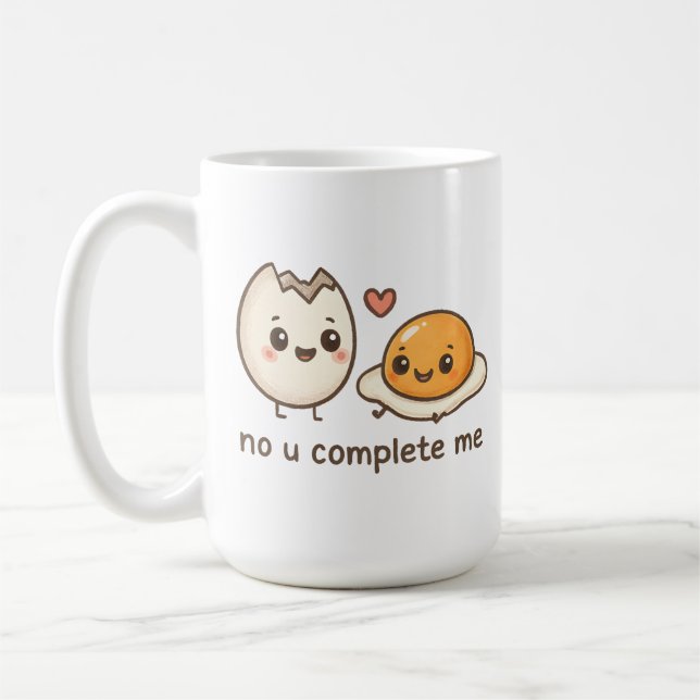 Caneca De Café No U Complete Me (Esquerda)