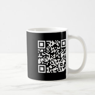 Caneca De Café (no verso) Engraçado Qr Fck Off Código Que Diz Cot