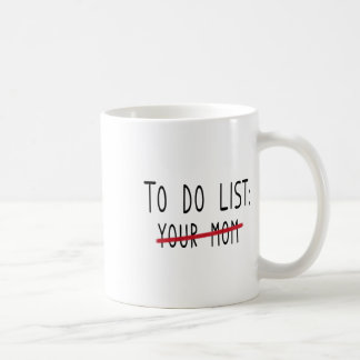 Caneca De Café (no verso) Fazer Lista De Piadas Engraçadas Da Sua
