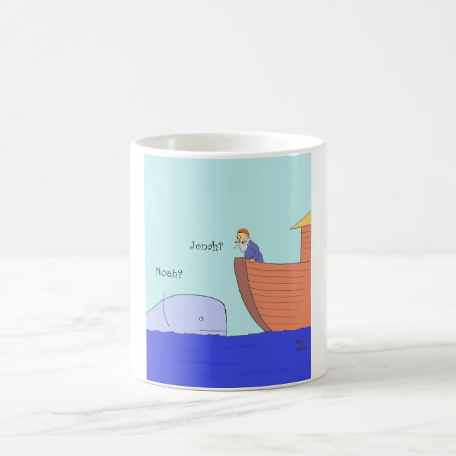 Caneca De Café Noah? Jonah? (Centro)