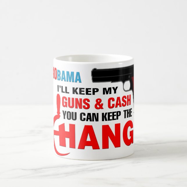 Caneca De Café Nobama - mantenha a mudança! (Centro)