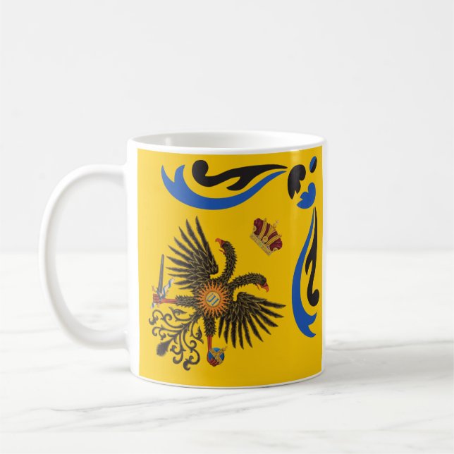 Caneca De Café Nobile Contrada dell'Aquila Palio di Siena (Águia) (Esquerda)