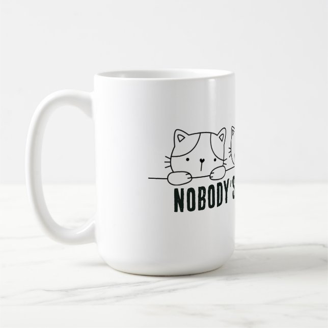 Caneca De Café Nobody's Purr-fect (Esquerda)
