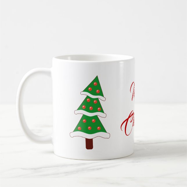 Caneca De Café Nobre Feliz Natal para você! (Esquerda)