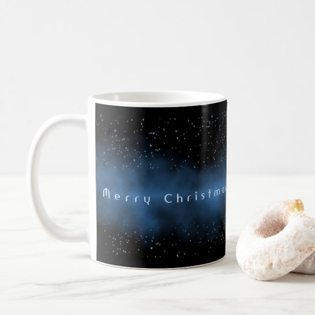 Caneca De Café Nobre Flocos de Neve Feliz de Natal (Com Donut)