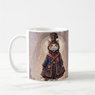 Caneca De Café Nobre Senhor Gatinho no Hall