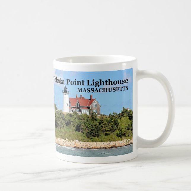 Caneca De Café Nobska Point Lighthouse, Massachusetts Mug (Direita)