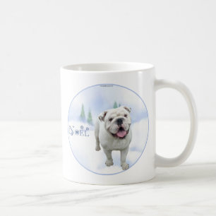 Caneca De Café Noel Bulldog Mug