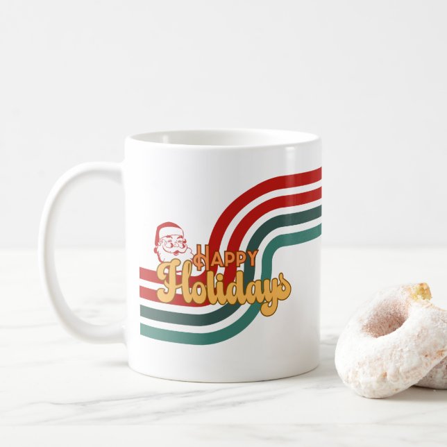 Caneca De Café Noel Noel travesso (Com Donut)