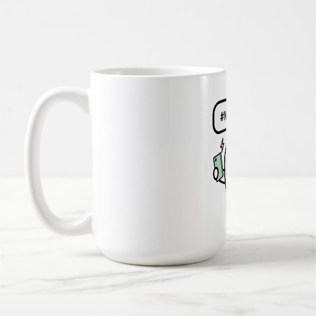 Caneca De Café #NoFilterBoo (Esquerda)