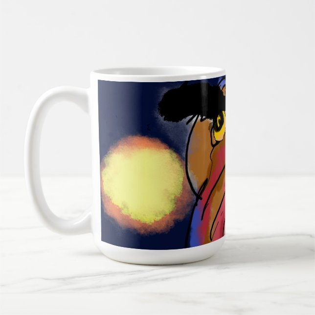 Caneca De Café Noite da estrela do Coruja (Esquerda)