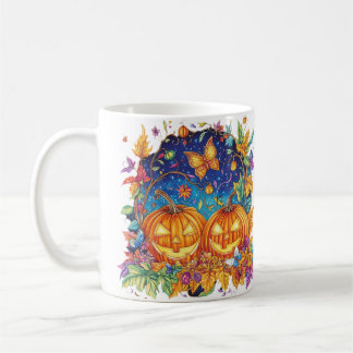 Caneca De Café Noite de Abóbora Fantástica