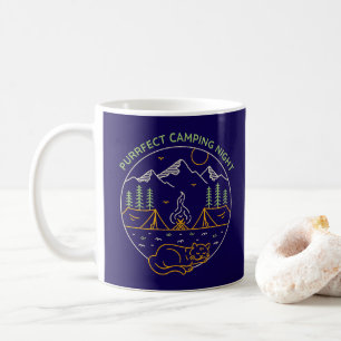 Caneca De Café Noite de Acampamento Perfeita