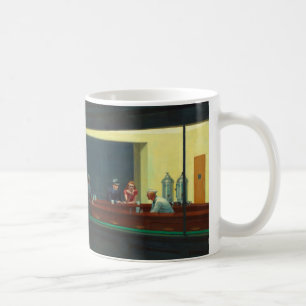 Caneca De Café Noite de Edmund Hopper Mug