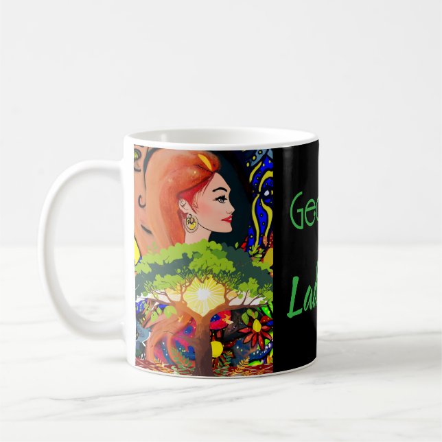Caneca De Café Noite de Jogos do Casal Sorte Lady Personalizada (Esquerda)