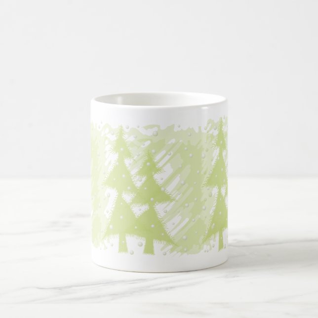 Caneca De Café noite de neve granja (Centro)