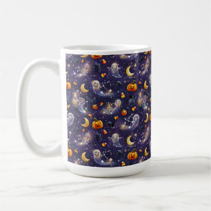 Caneca De Café Noite de Outono com Fantasmas