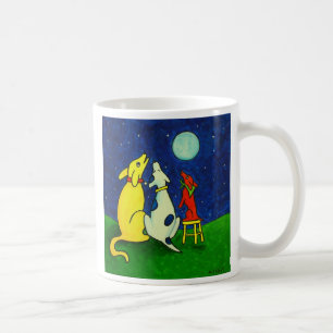 Caneca De Café Noite de três cães… a caneca, não banda