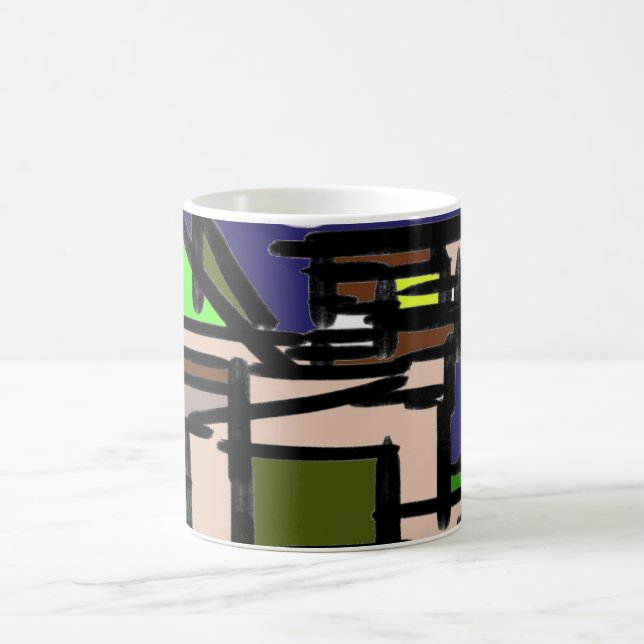 Caneca De Café Noite de Wolf Howl (Centro)