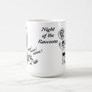 Caneca De Café Noite dos guaxinins: Triumph do Sr. O