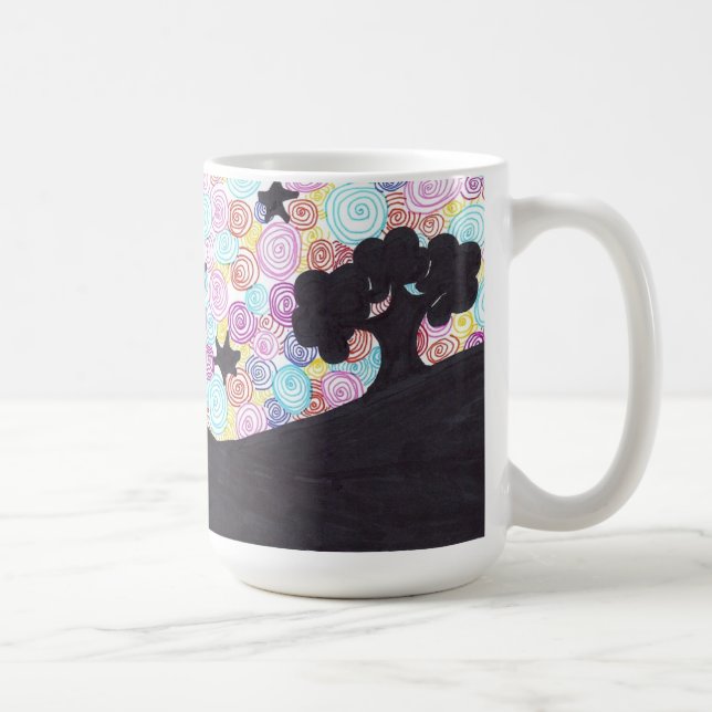 Caneca De Café Noite estrelado (Direita)
