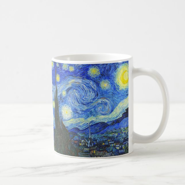 Caneca De Café Noite estrelado por Vincent van Gogh (Direita)