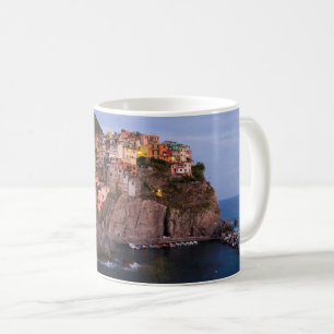 Caneca De Café Noite na Cinque Terre, Itália