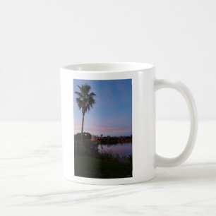 Caneca De Café Noite Na Palm Tree