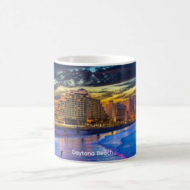 Caneca De Café Noite na Praia de Daytona (Centro)