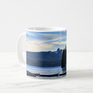 Caneca De Café Noite no lago Crescent, OR