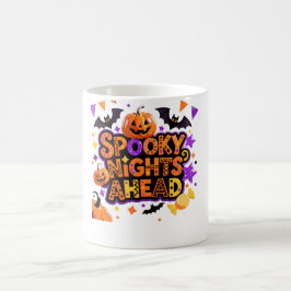 Caneca De Café Noites assustadoras à frente