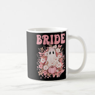 Caneca De Café Noiva Cute Floral Fantasma Boo Tripulação Hallowee