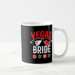 Caneca De Café Noiva de Casamento em Vegas - Casada em Vegas - Es
