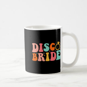 Caneca De Café Noiva de Disco Futura Sra Groovy Retro Despedida d