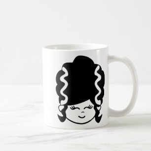 Caneca De Café Noiva De Frankenstein Monster Halloween Figurume 3