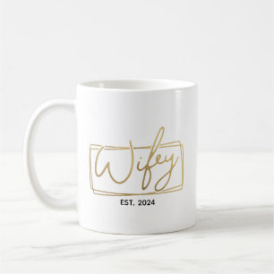 Caneca De Café Noiva de Ouro Ano de Casamento Personalizado Anive