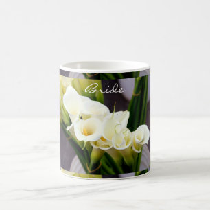 Caneca De Café noiva do lírio de calla