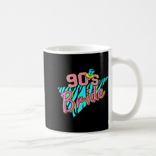 Caneca De Café Noiva dos anos 90 Dama de honra Retro Conjunto Fes