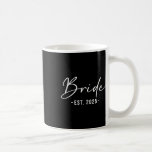 Caneca De Café Noiva Est. Correspondência 2025 Preparando o noivo<br><div class="desc">Noiva Est. Combinação 2025 Preparando Noiva Casamento 1</div>