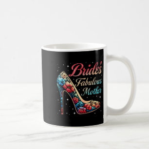 Caneca De Café Noiva fabulosa da mãe floral feliz casamento