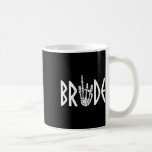 Caneca De Café Noiva Groom Skeleton Gothic Wedding Noivado Hal<br><div class="desc">Noivado de Casamento Gótico de Noiva Groom Skeleton Halloween</div>